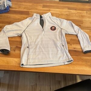 Holloway Heather Gray Quarter-Zip Sweatshirt